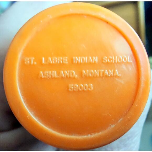 Vintage St. Labre Indian School Ashland Montana Salt & Pepper Shakers Plastic - Picture 9 of 13